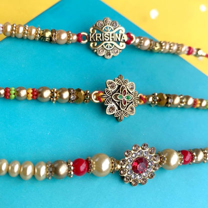 Set of 3 Positive Aura Rakhis